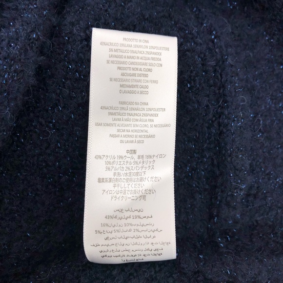 Joie Midnight Stavan Metallic Long Sleeve Sweater - Picture 8 of 8